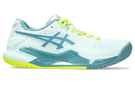 Женские Кроссовки теннисные Asics Gel-Resolution 9 - Бирюзовый