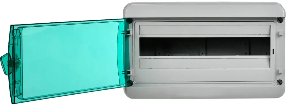 Корпус пластиковый КМПн-18 IP65 зеленая прозрачная дверь TEKFOR IEK