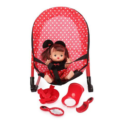Аксессуар для куклы Стульчик для кормления с куклой, пакет CS5817-1