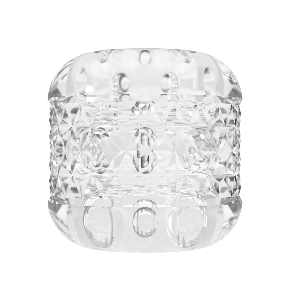 Прозрачный сквозной мастурбатор Crystle (Цвет: прозрачный)