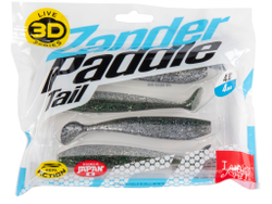 Виброхвост LJ 3D Series Zander Paddle Tail 4.8" (12 см), цвет Z11, 4 шт.