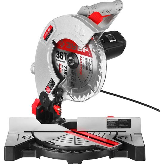 Пила торцовочная "ЗУБР" ЗПТ-210-1400 Л