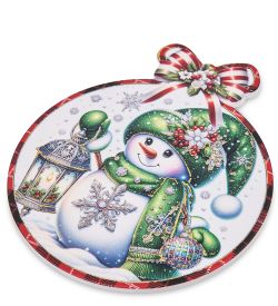 CT-10/3 Подставка под горячее «Снеговик»