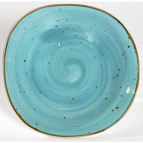 Тарелка глубокая 750мл "Хорека" бирюза