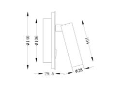 Спот светодиодный Maytoni Ios 176 C176-WL-01-6W-MG