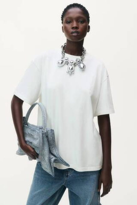 H&M - Glenn Martens Футболка с вышивкой, белый