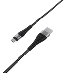 Кабель Borofone BX32 USB-microUSB 2.4A 1м Nylon Black