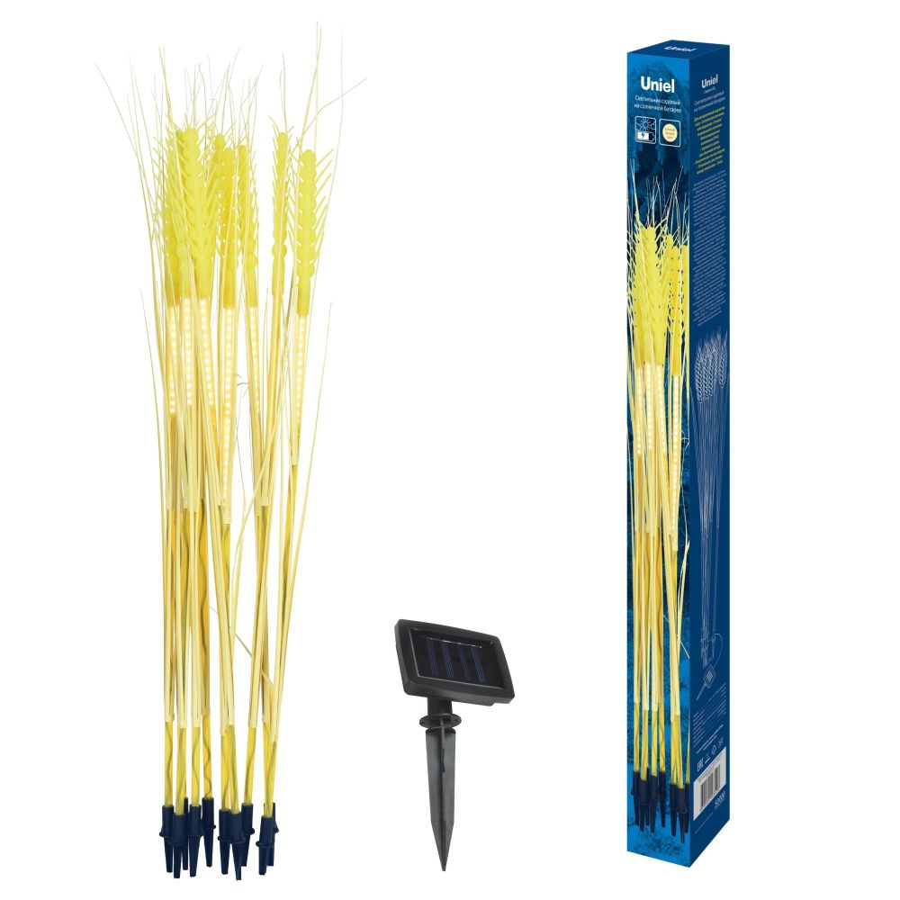 USL-S-817-PT800 CORN SET10 Садовый светильник на солнечной батарее Колосья. в комплекте из 10 штук. 120 светодиодов. Теплый белый свет. 1xАА Ni-Mh аккумулятор в-к. IP44. TM Uniel