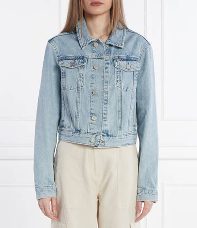 Джинсовая куртка Tommy Jeans - голубой(DW0DW17661)