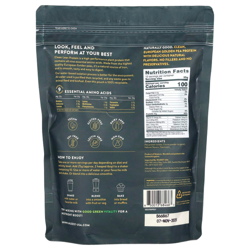 Nuzest, Clean Lean Protein, насыщенный шоколад, 250 г (8,8 унции)