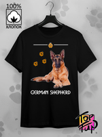 Футболка немецкая овчарка