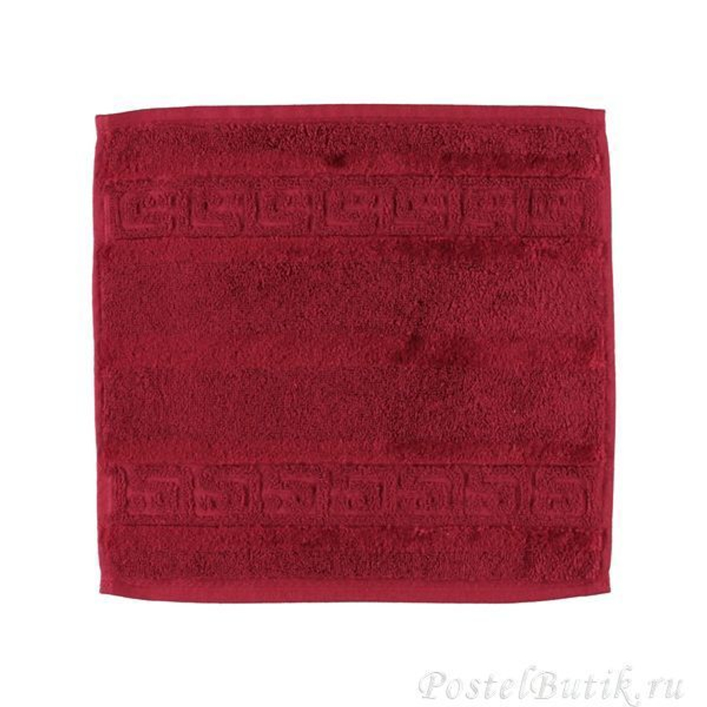 Полотенце 80х160 Cawo Noblesse 1001 темно-бордовое