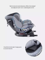 Автокресло RANT UB619 "NITRO" isofix Grey группа 0+-1-2-3  (0-36 кг)