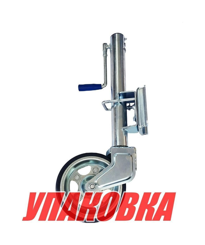 Колесо опорное для прицепа с поворотным кронштейном, d=57, 230х80 мм, 500 кг (упаковка из 8 шт.)