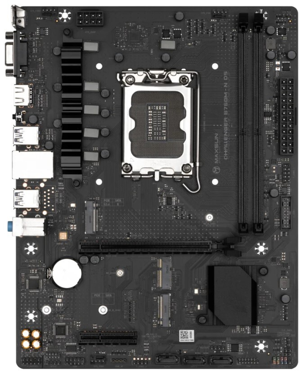Материнская плата mATX MAXSUN MS-Challenger B760M D5 WIFI