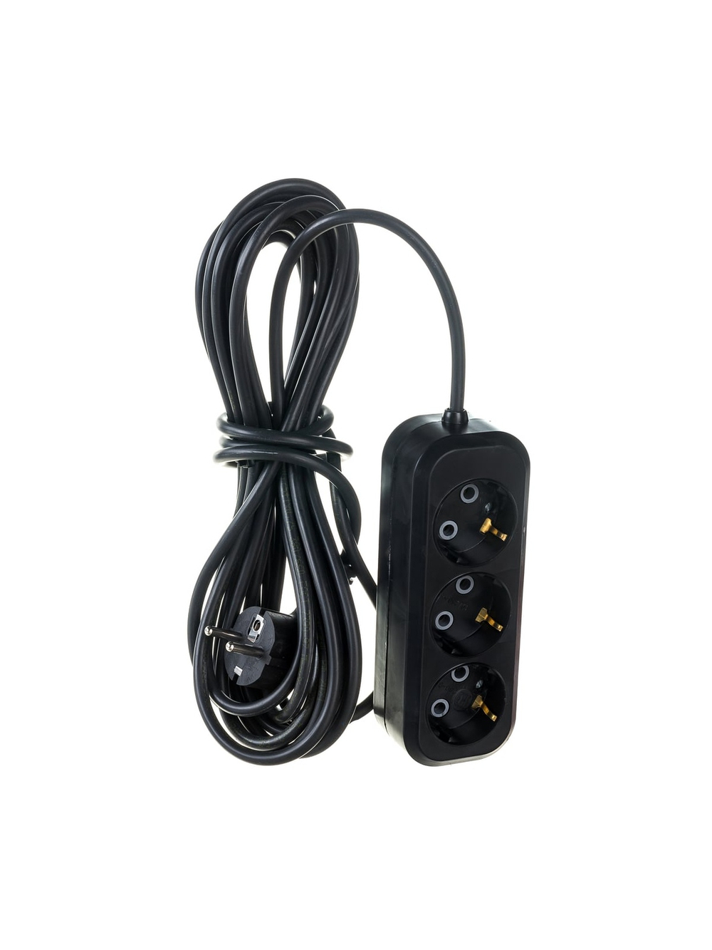 Бытовой удлинитель Gigant с заземлением ПВС 3x0,75 3 гнезда 7м 80085