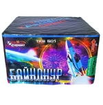 Батарея салютов Байконур (TKB501) от Тк Сервис, 100 залпов, 20 мм