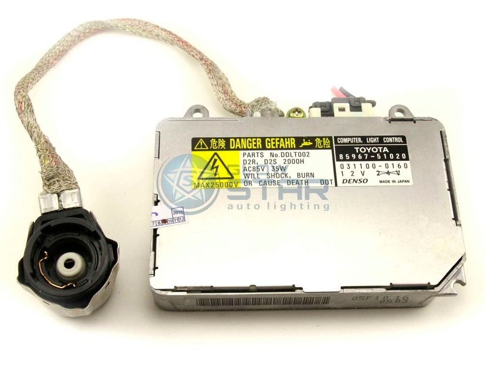 Блок розжига Koito Japan KDLT002 D2R/D2S 997.631.183.00, 39000-17039, 12V, Toyota, Lexus, Mazda, Subaru, Porsche, Land Rover, Б/У