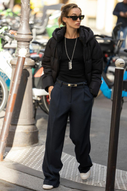 ZARA НЕПРОМОКАЕМЫЙ ВЕТРОЗАЩИТНЫЙ КОРОТКИЙ АНОРАК, ЧЕРНЫЙ