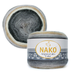 Пряжа Angora Luks Color, 150г, 810м, 80%акрил,15%шерсть, 5%мохер (цена за 1шт)