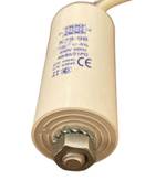 Пусковой конденсатор К78-98-В 10 мкФ+/-5% 450 цилиндрический, в пластиковом корпусе со шпилькой с гибким кабельным выводом