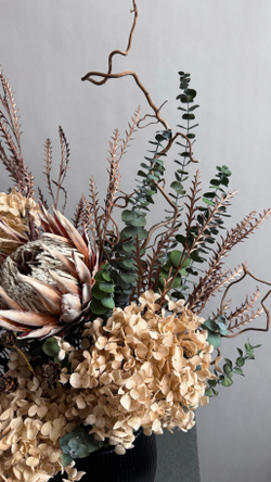 Композиция в кашпо Цинародиес