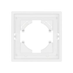 Рамка пластиковая FRM-TENDO-SFPL-1-WH (Arlight, Матовый белый) 054645