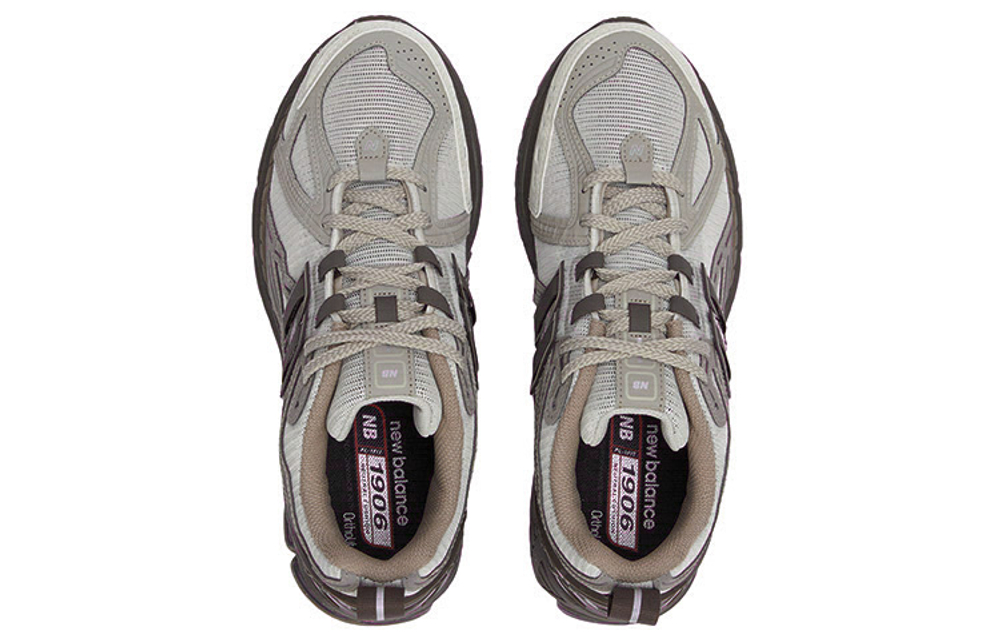 New Balance NB 1906R Comfortable Low-Top Casual Running Shoes Men Light Coffee