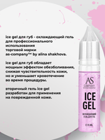 Охлаждающий гель для губ Ice gel AS company от Алины Шаховой