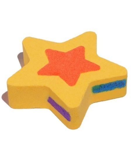 Бомбочка для ванны "Сердце", ароматизированное ,многоцветная