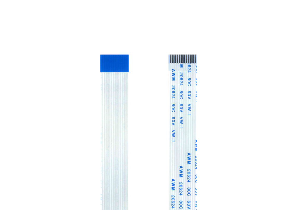 Шлейф 12 pin, 80 см, шаг 1 мм FFC, прямой А