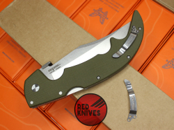 Нож Cold Steel Espada Large - зеленая олива рукоять, клинок стоунвош