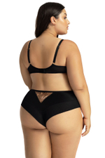 Трусики-бразилиана со средней линией талии Liana (Размер: M) (Цвет: черный)