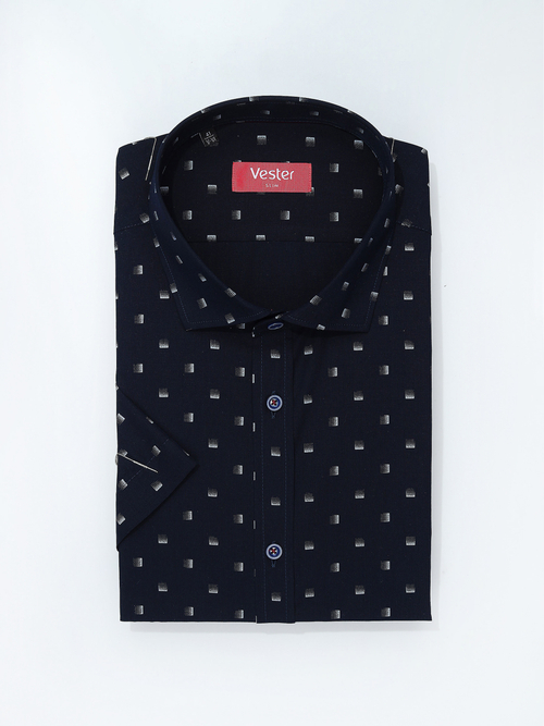 Сорочка мужская VESTER короткий рукав, бамбуковое волокно 73615 40