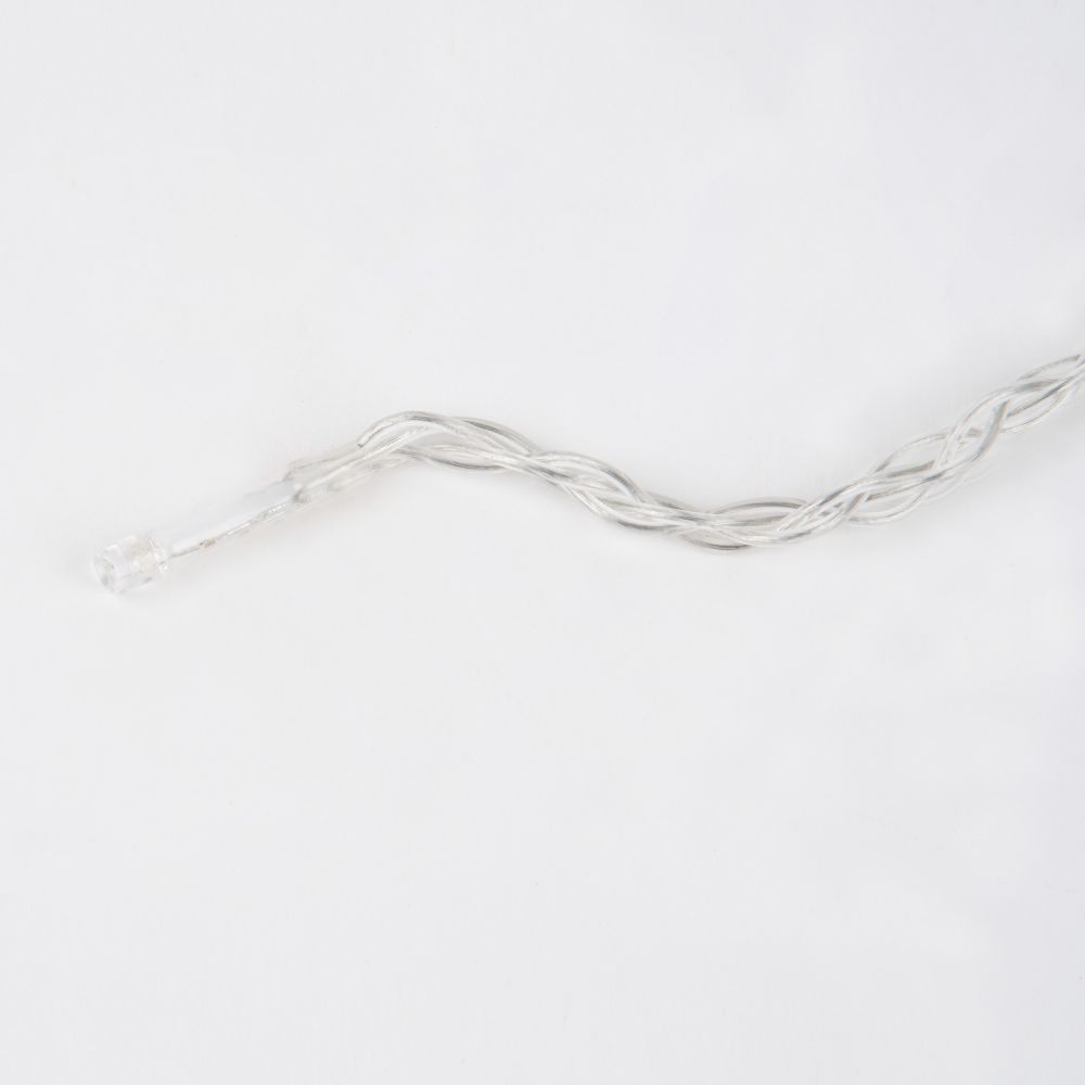 ULD-C3020-264-TTK WARM WHITE IP44 Занавес светодиодный с эффектом мерцания. 3х2м. 264 светодиода. Теплый белый свет. Провод прозрачный. TM Uniel