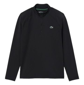 Мужская теннисная кофта Lacoste Training Sport Ultra Dry Midlayer - black