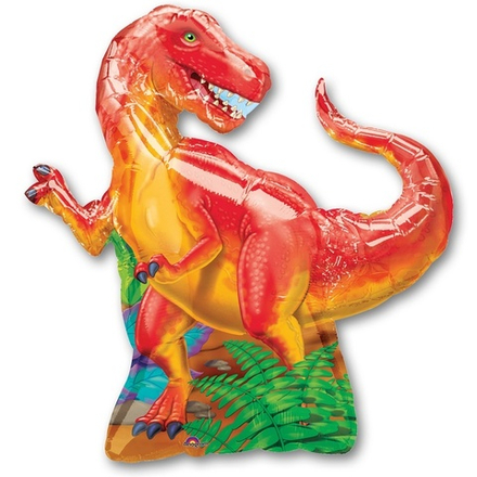 Шар Фигура "Динозавр" красный