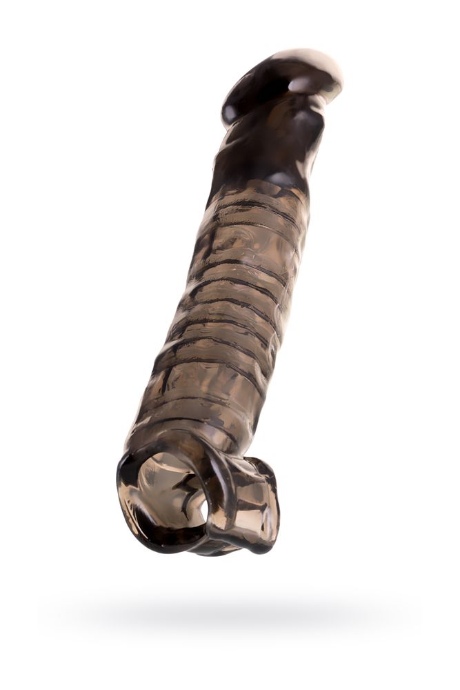 Насадка на пенис toyfa xlover черная 22,5 см