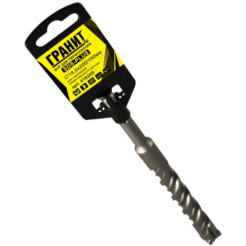 Бур ГРАНИТ SDS+ Quadro-X 18,0*200