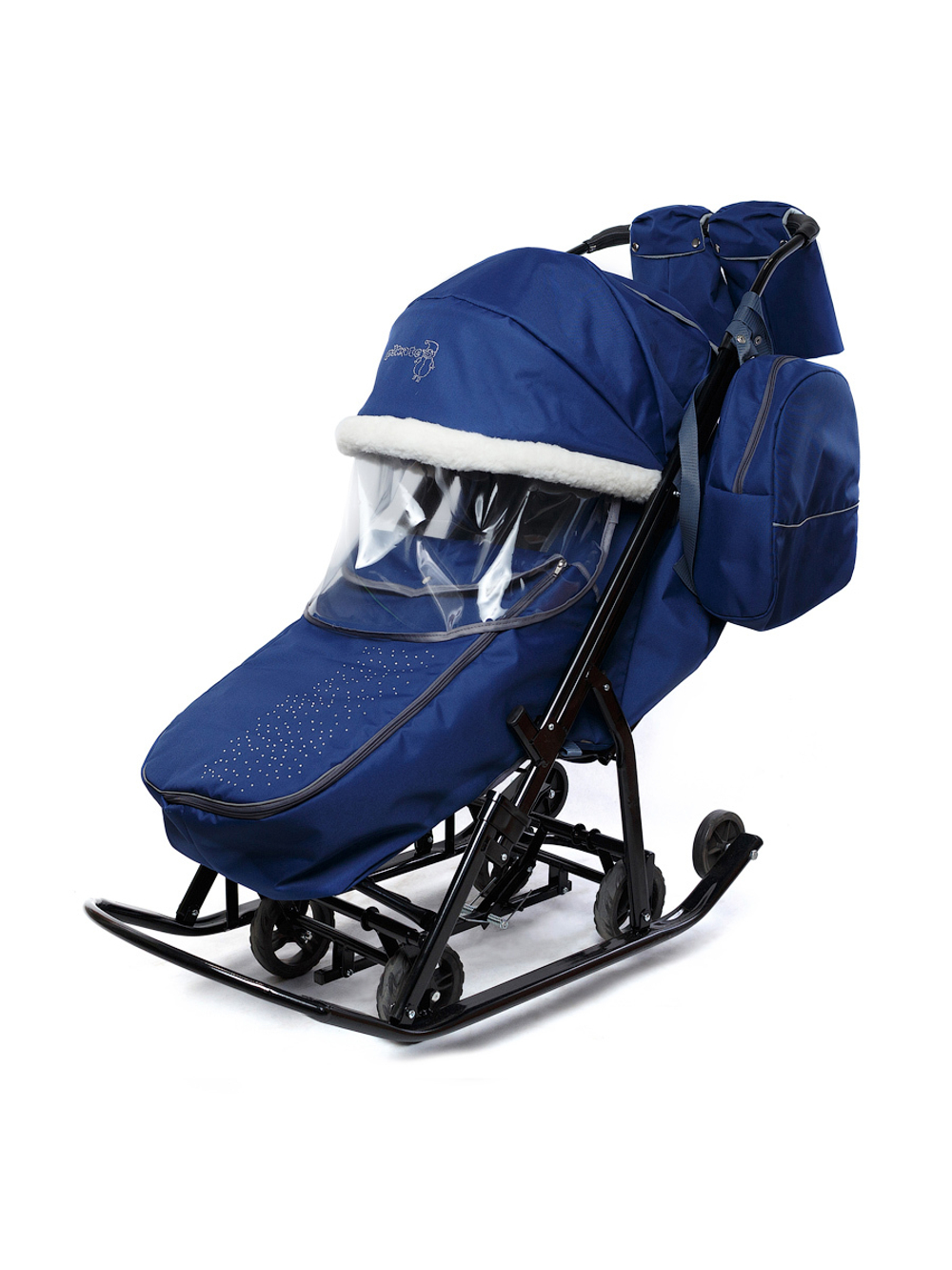 Санки-коляска Pikate Снеговик