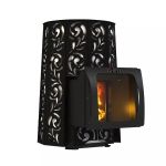 Дровяная банная печь Grill'D  Violet Short Window Max Pro