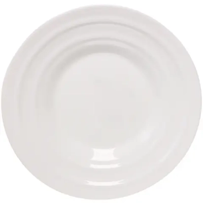 Тарелка «White magic» 19*2см стеклокерамика Полосы