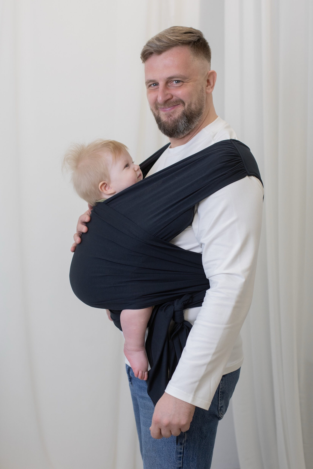 Трикотажный слинг QUICK HUGS,цвет маренго