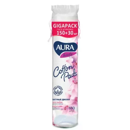 Aura Beaty Ватные диски, 180 шт