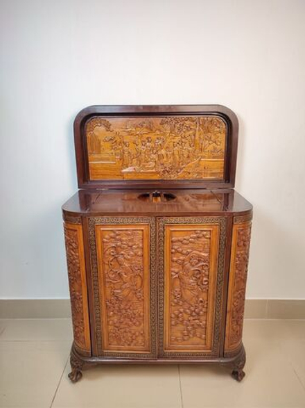 Винтаж: Винтажный комод-бар