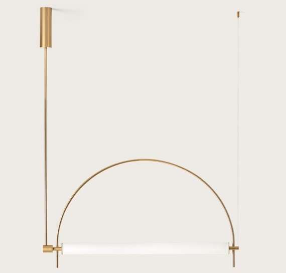 Подвесной светильник Arc золотистый