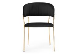 Стул на металлокаркасе Kamelia black / gold