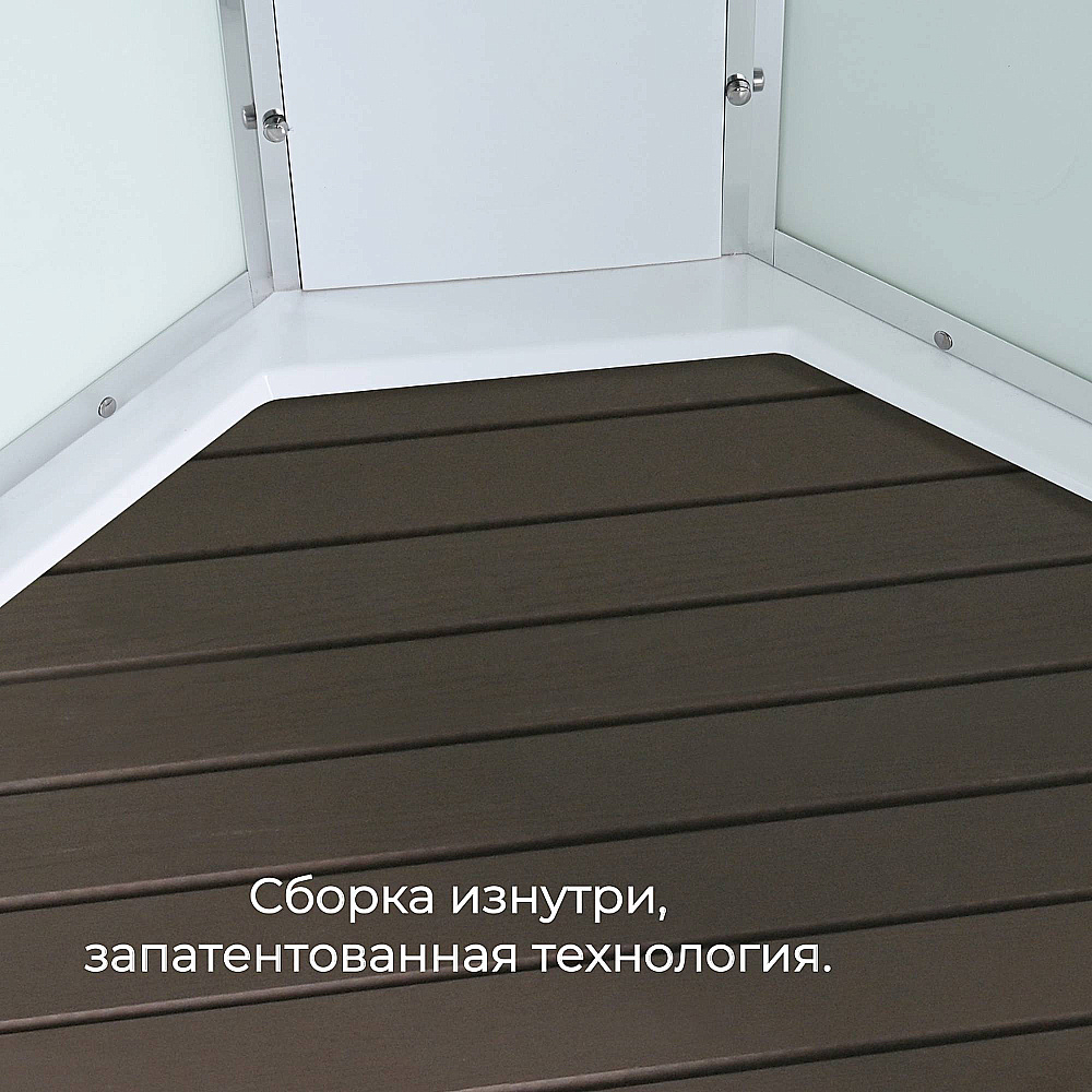 Душевая кабина AvaCan EM Серия EM2080 LED 80х80 с гидромассажем, с подсветкой