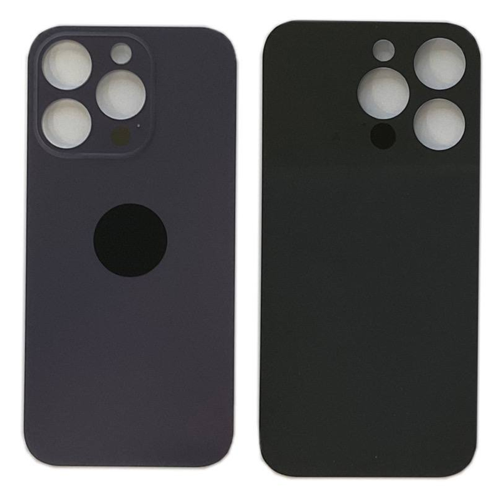 Задняя крышка для Apple iPhone 14 Pro Темно-фиолетовый (стекло, широкий вырез под камеру)