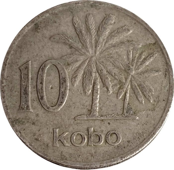 10 кобо 1974 Нигерия
